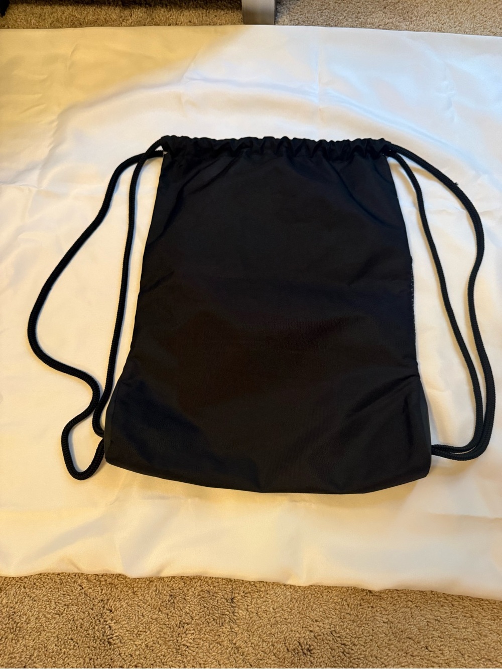 adidas Gray and Black Drawstring Sports Backpack - Picture 2 of 5